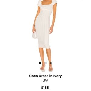 LPA Coco dress in Ivory size M